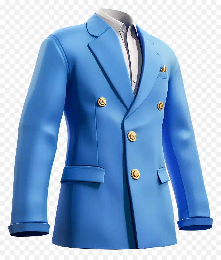 Blue Blazer，แจ็คเก็ตสีน้ำเงิน PNG