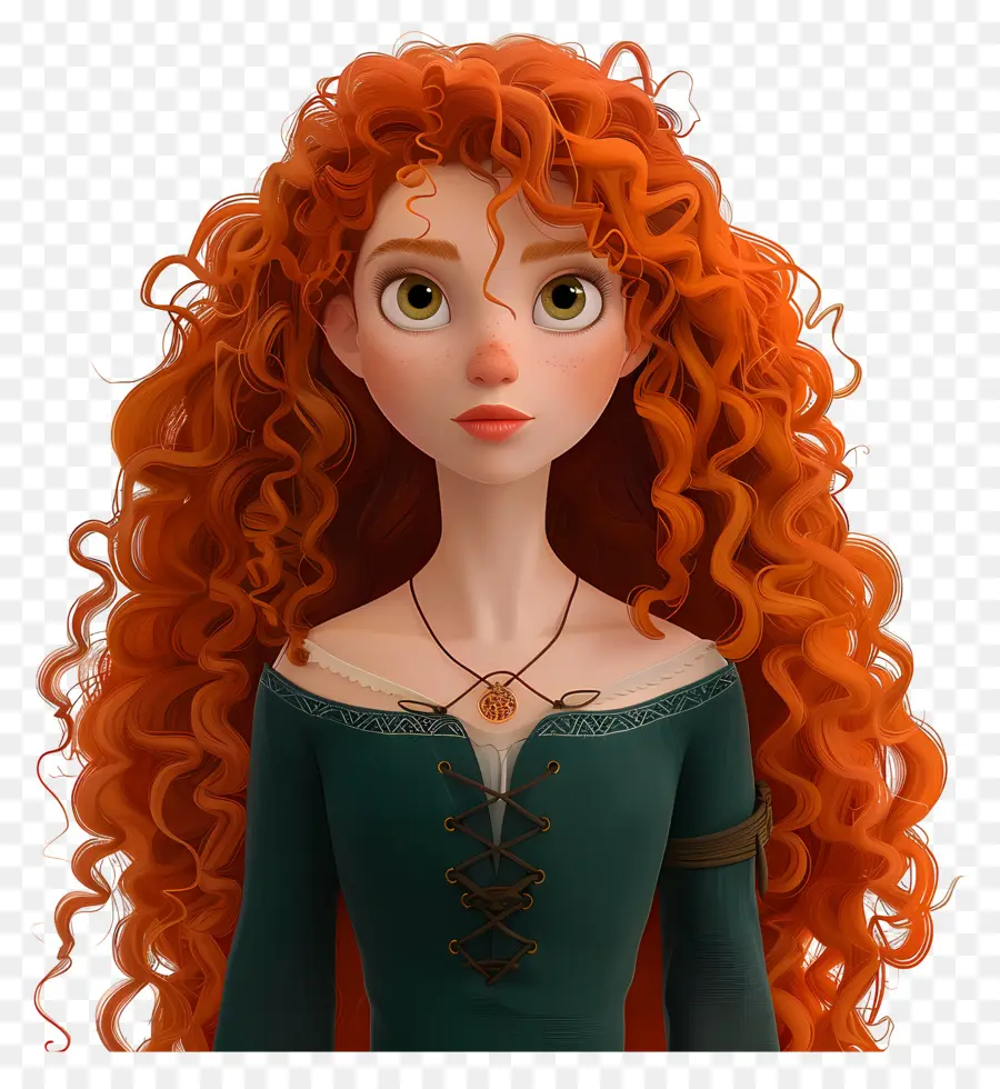 Merida Princess，สาวผมแดง PNG