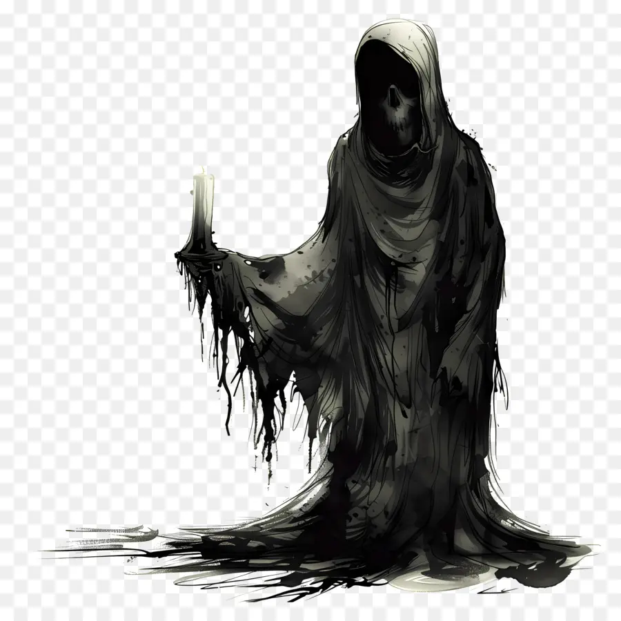 เทียนผี，Grim Reaper PNG