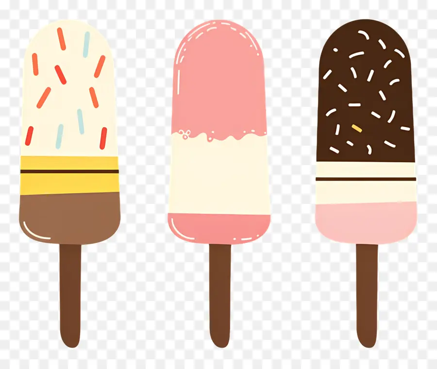 ไอศครีม，ไอศกรีมและ Popsicles PNG