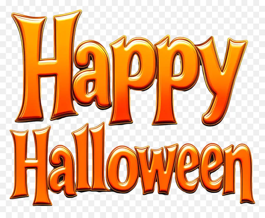 สุขสันต์วันฮาโลวีน，ข้อความ Happy Halloween PNG