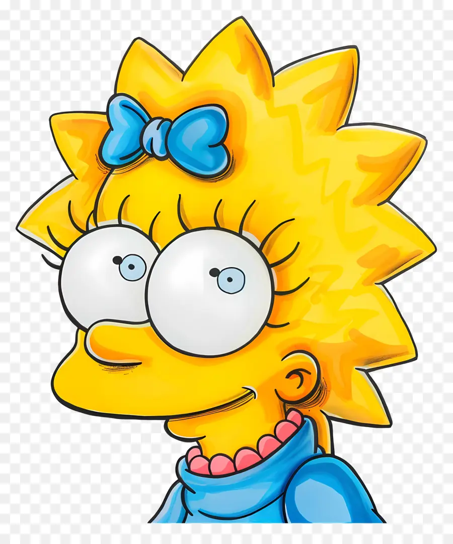 Maggie Simpson，สาวการ์ตูน PNG