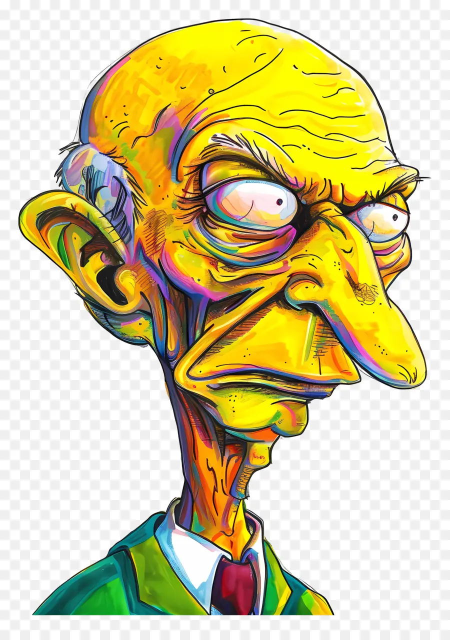 Mr Burns，ชายชรา PNG