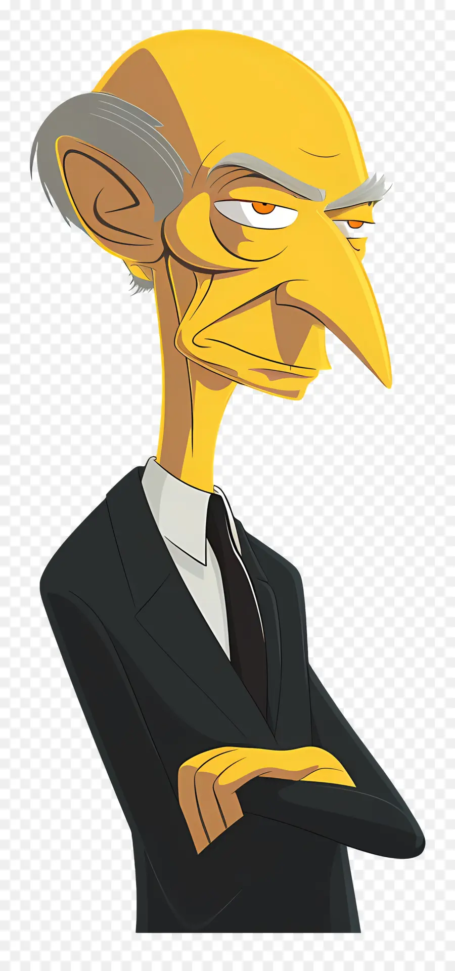 Mr Burns，ตัวการ์ตูน PNG