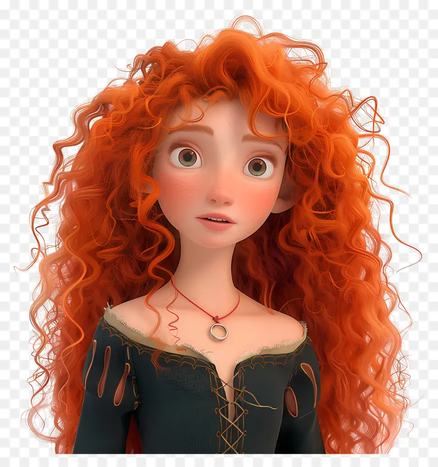 Merida Princess，สาวผมแดง PNG