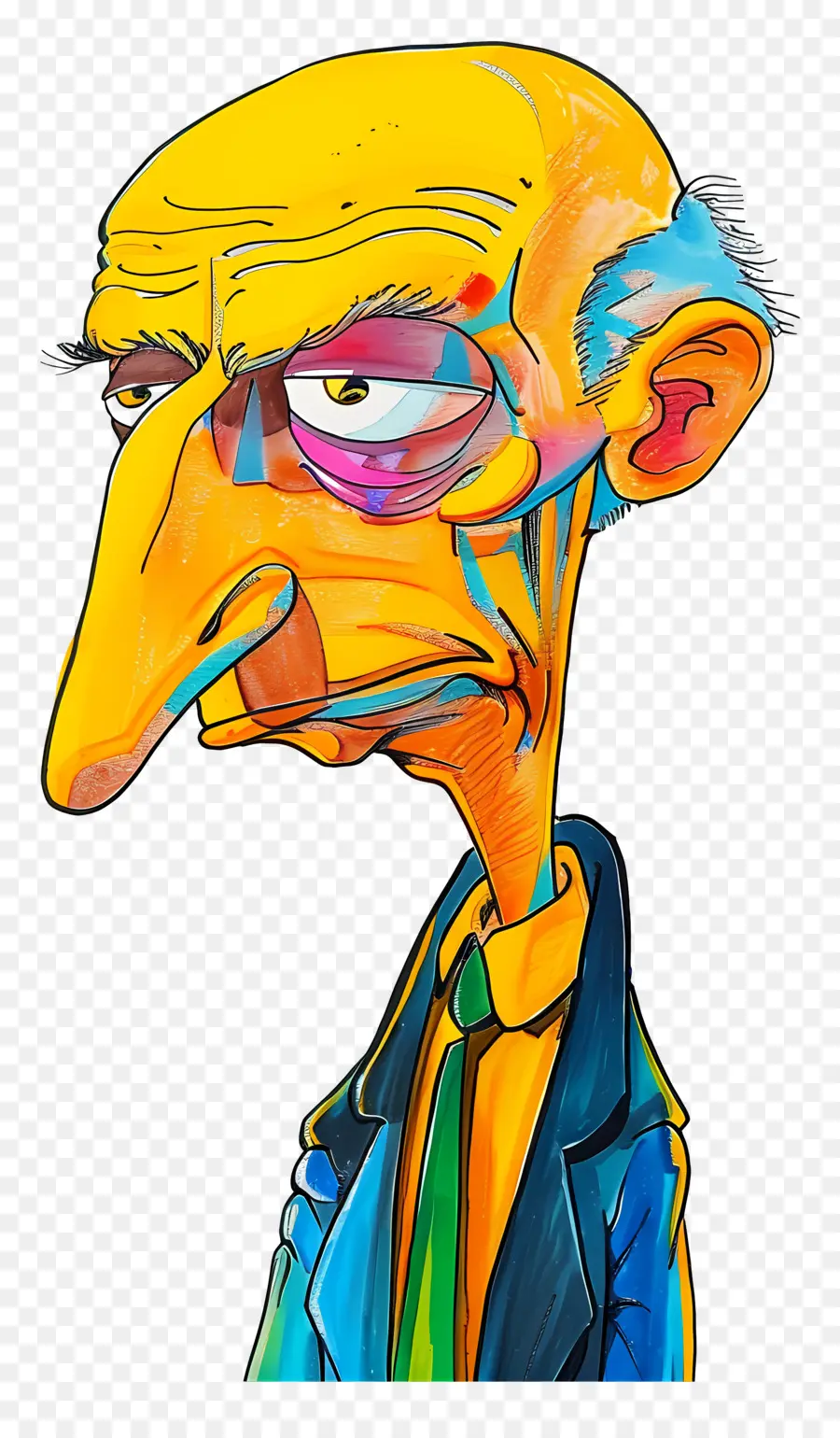 Mr Burns，ชายชรา PNG