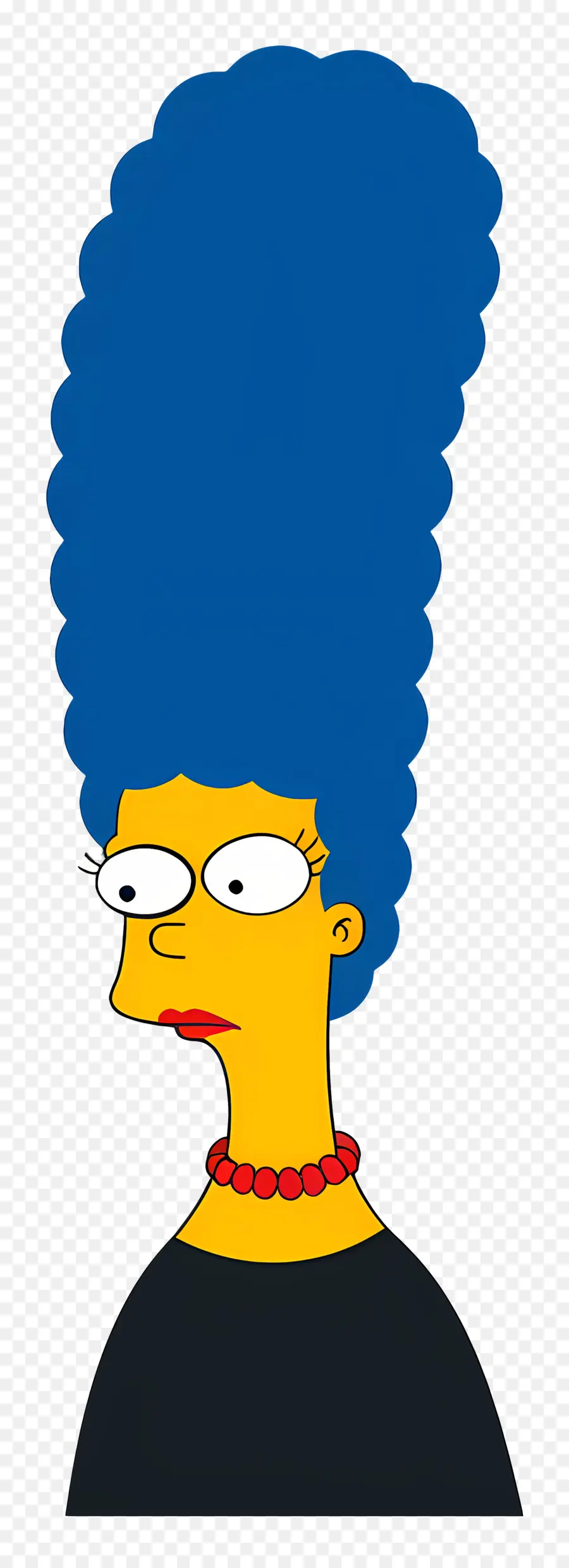 Marge Simpson，ผู้หญิงผมสีฟ้า PNG