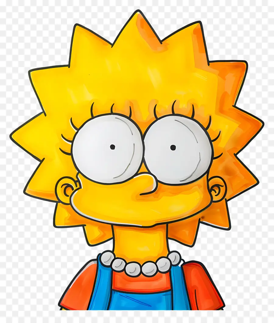 Maggie Simpson，สาวการ์ตูน PNG