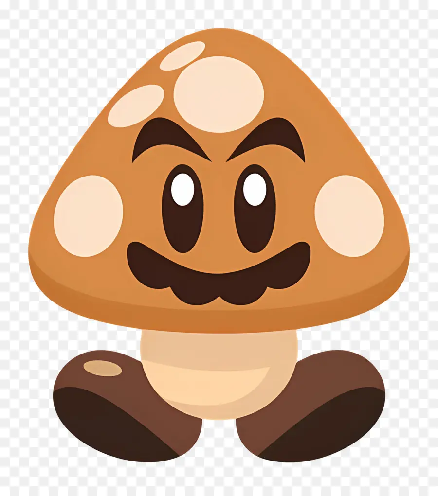 Goomba，เห็ดการ์ตูน PNG