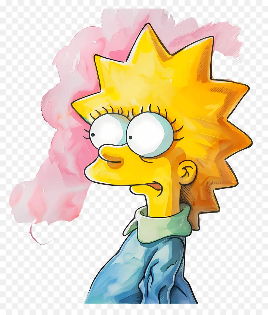 Maggie Simpson，สาวการ์ตูน PNG