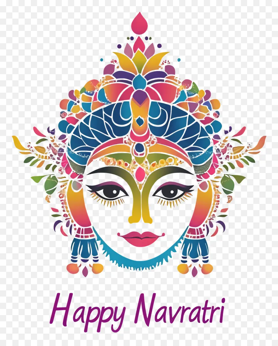 Happy Navratri，นาวกา PNG