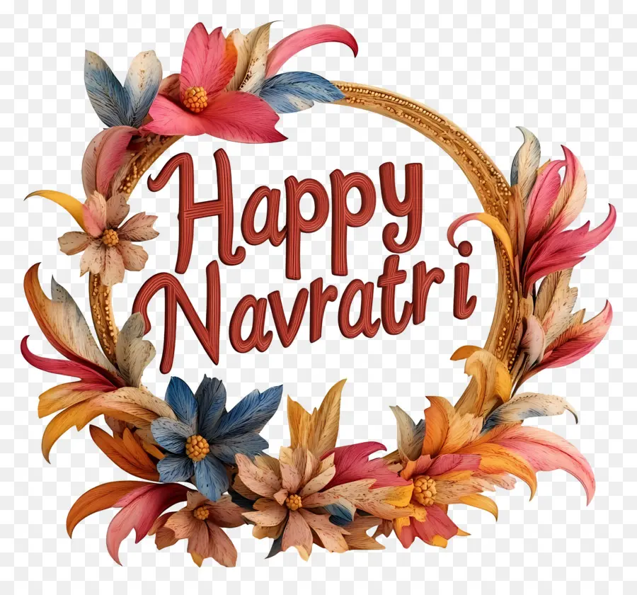 Happy Navratri，นาวกา PNG