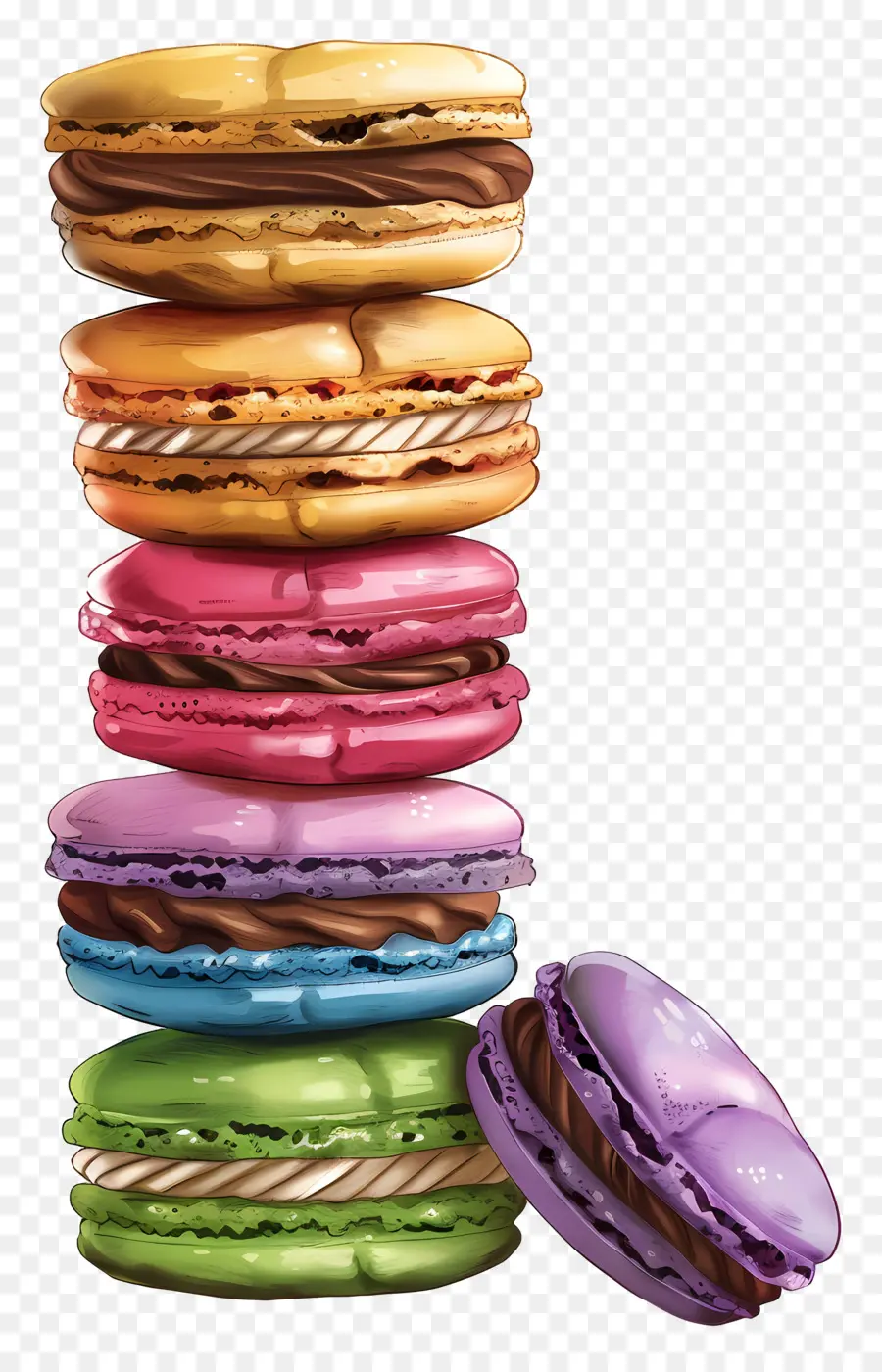 สแต็คของ Macarons，Macarons PNG