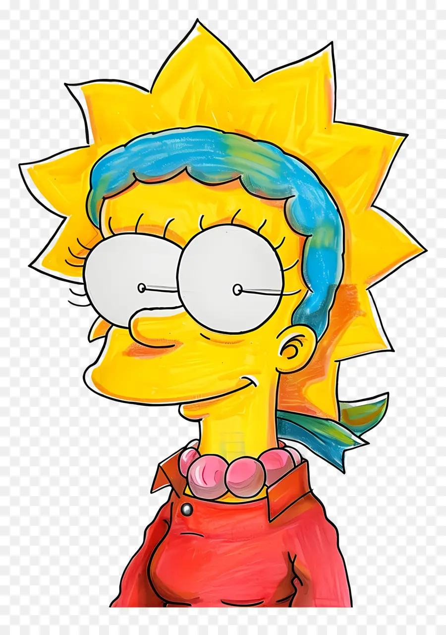 Maggie Simpson，สาวการ์ตูน PNG