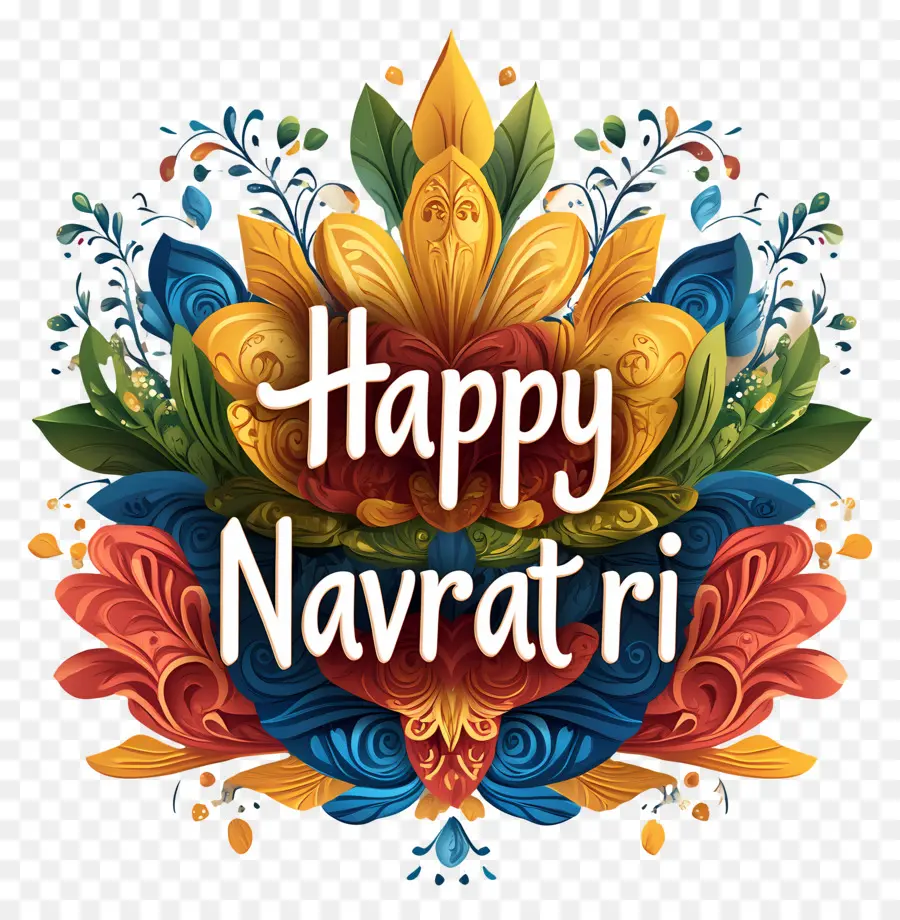 Happy Navratri，นาวกา PNG