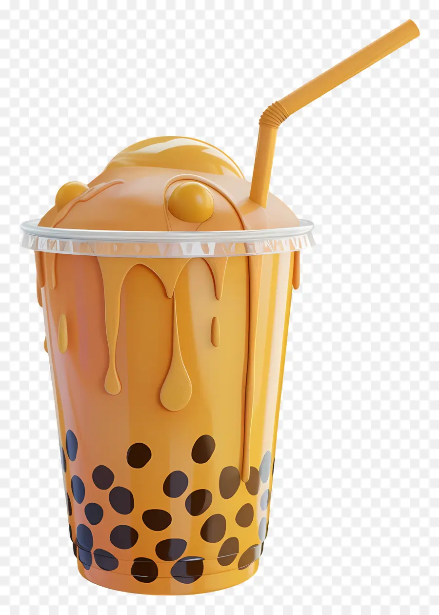 Boba Drink，ชาฟอง PNG