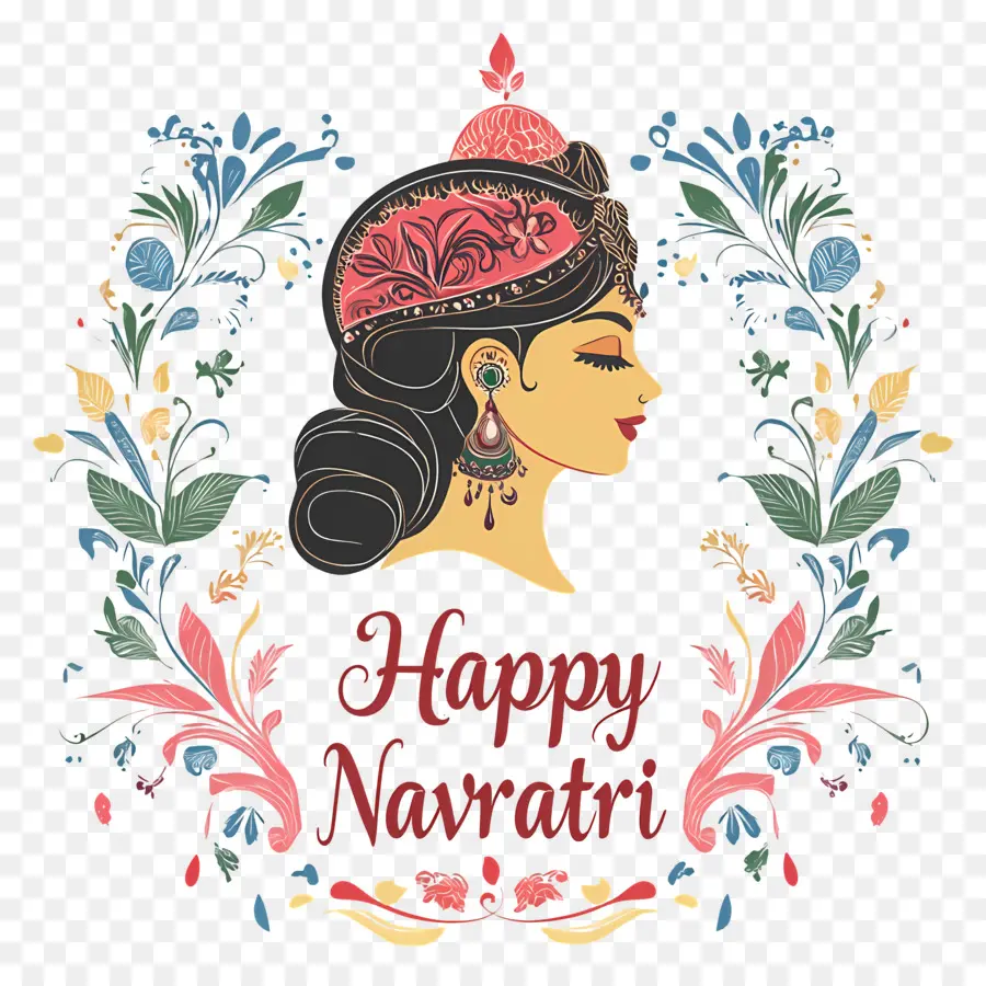 Happy Navratri，นาวกา PNG