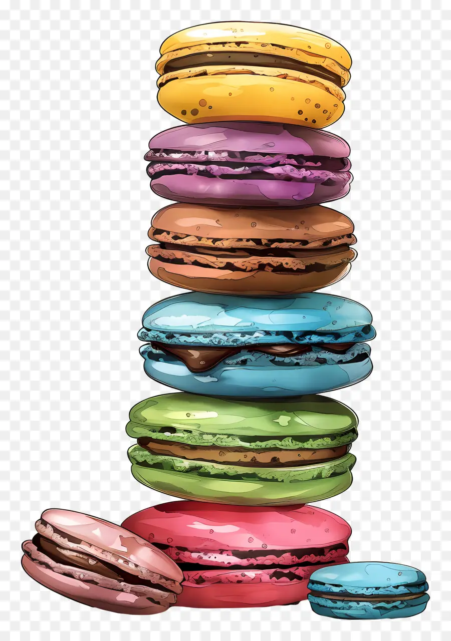 สแต็คของ Macarons，Macarons PNG