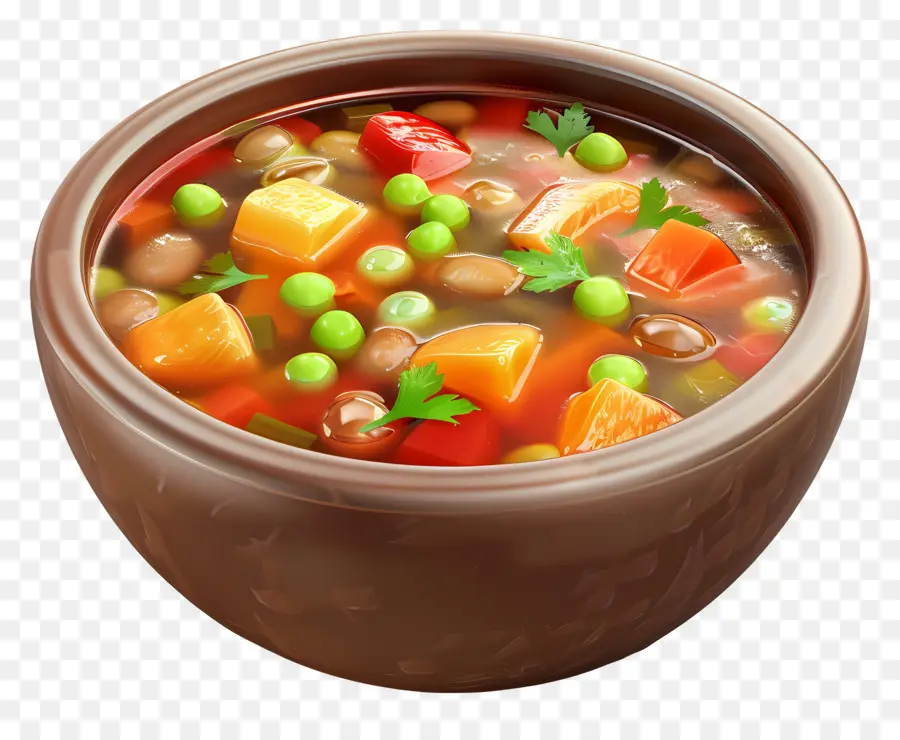 ซุป Minestrone，ซุปผัก PNG