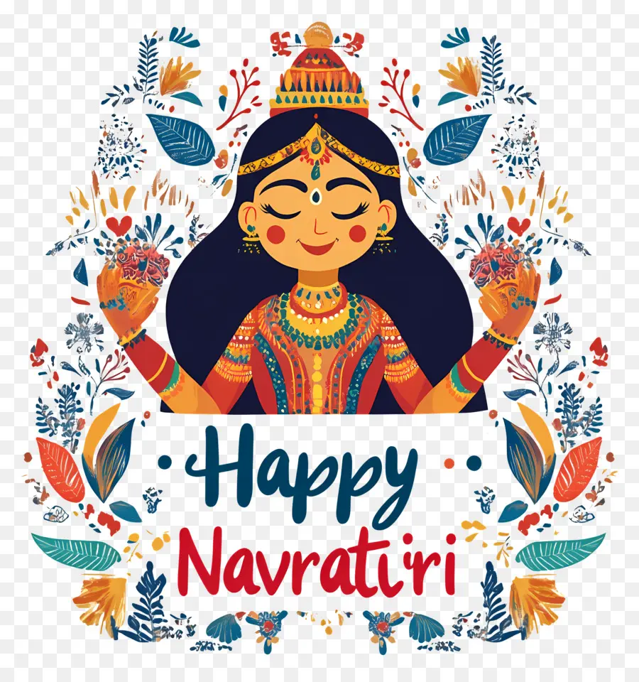 Happy Navratri，นักเต้น Navratri PNG