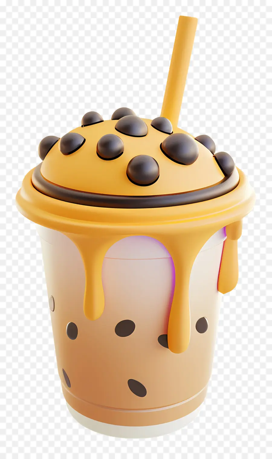 Boba Drink，ชาฟอง PNG