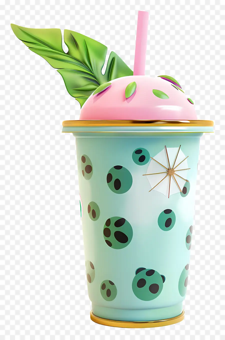 Boba Drink，ถ้วยตกแต่ง PNG