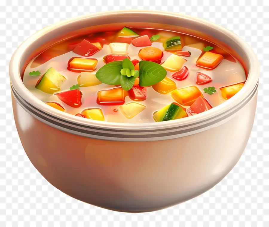 ซุป Minestrone，ซุปผัก PNG