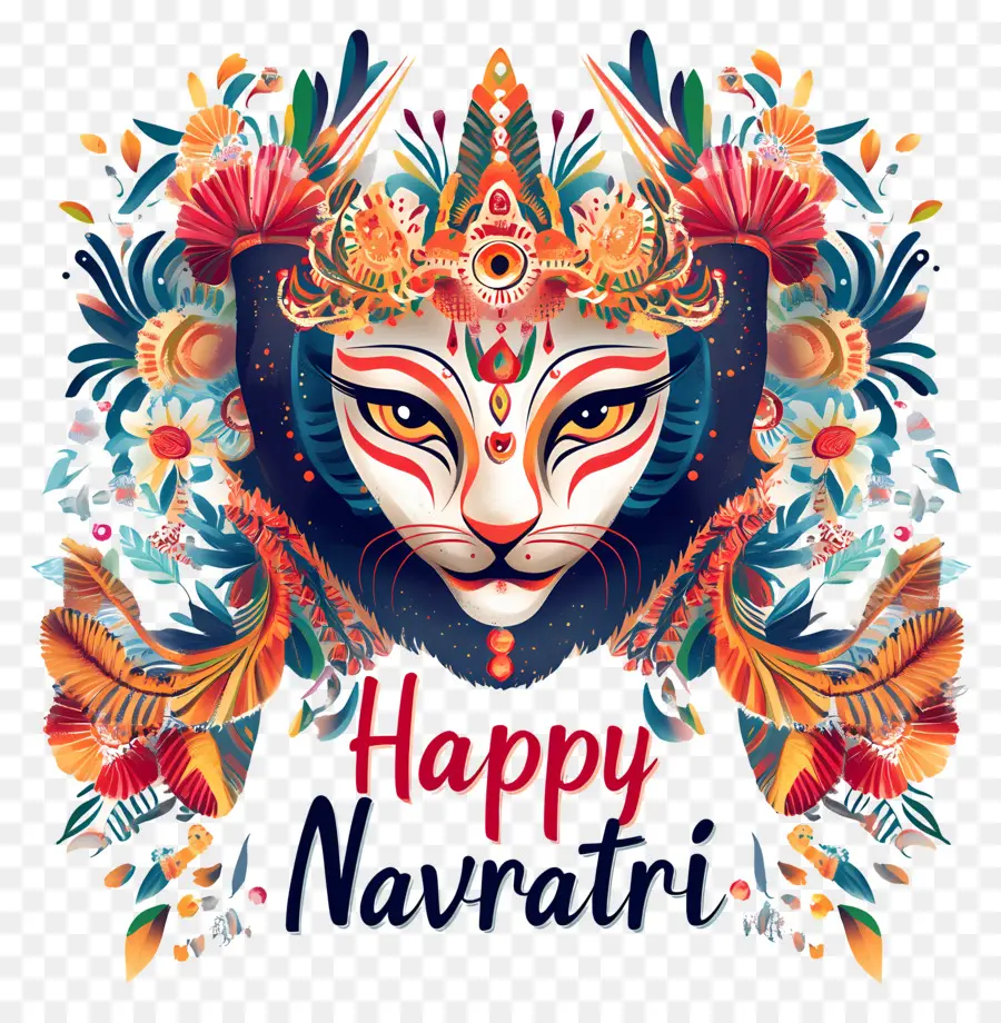 Happy Navratri，นาวกา PNG