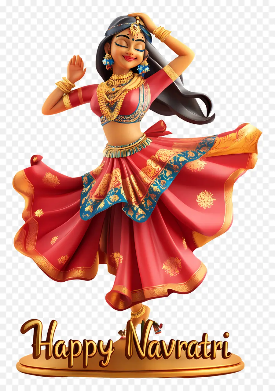 Happy Navratri，นาวกา PNG