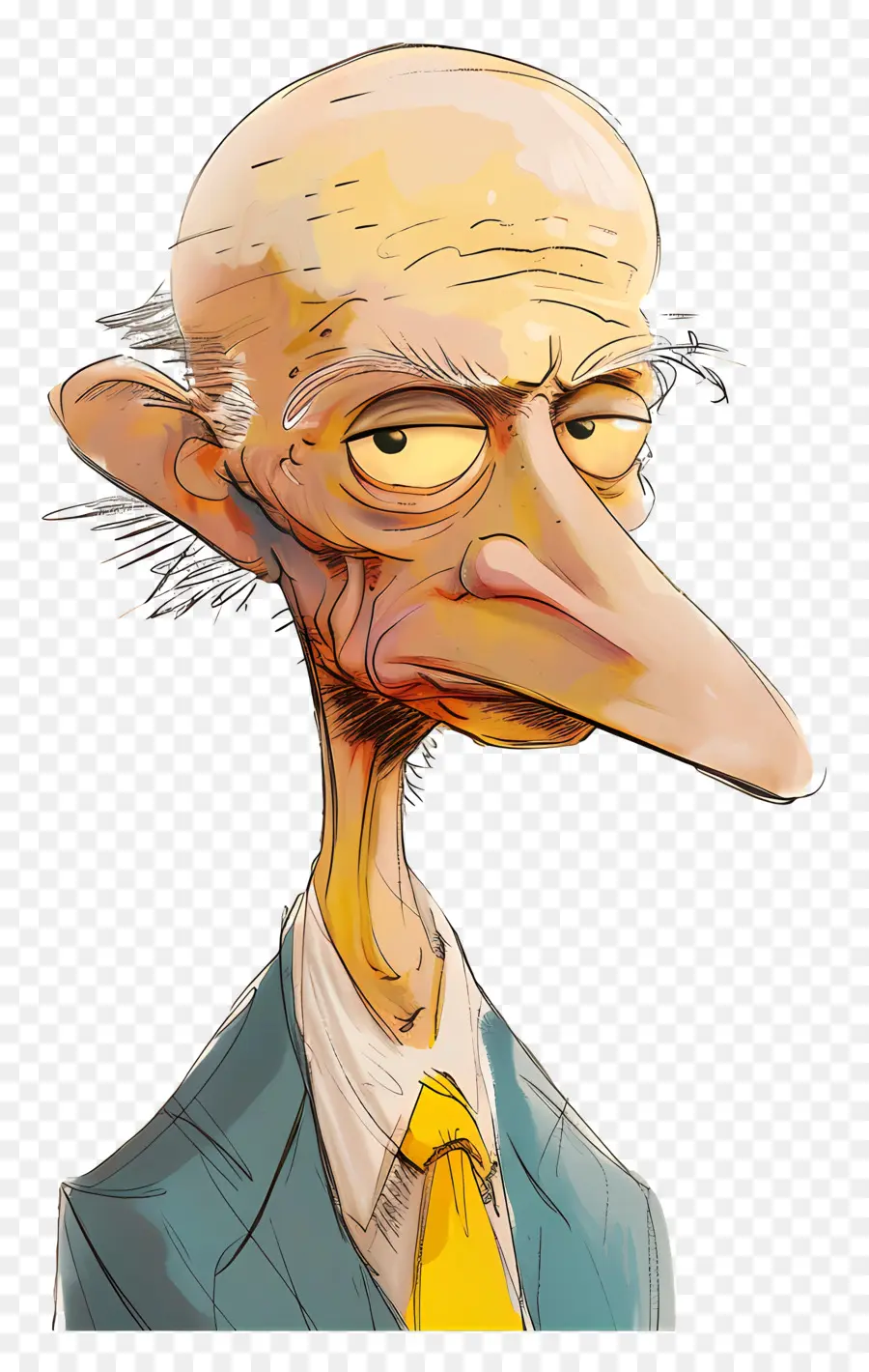 Mr Burns，ชายชรา PNG