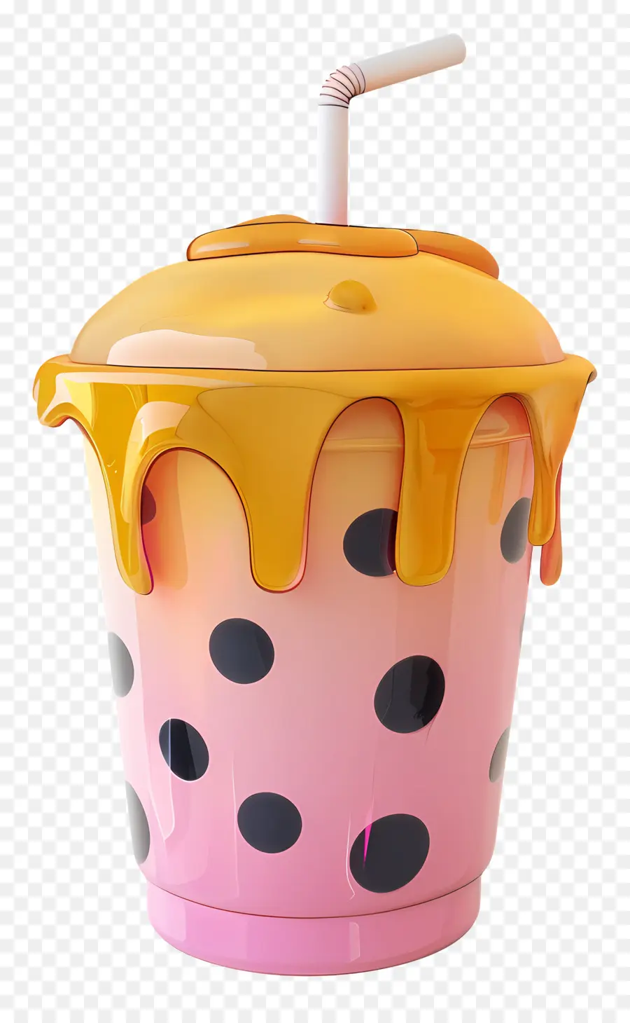 Boba Drink，ชาฟอง PNG