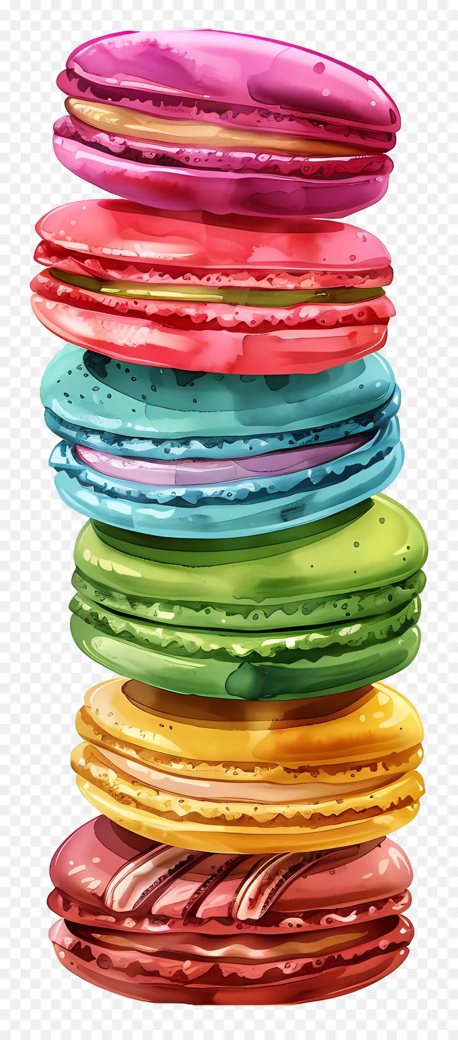 สแต็คของ Macarons，Macarons PNG