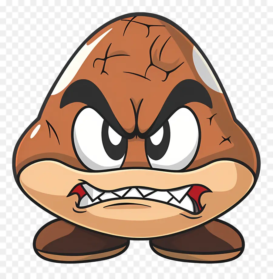 Goomba，เห็ดโกรธ PNG