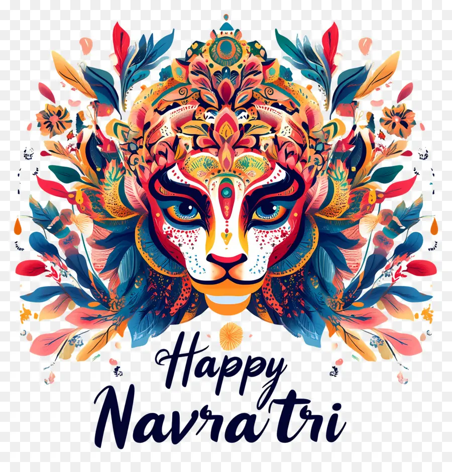 Happy Navratri，นาวกา PNG