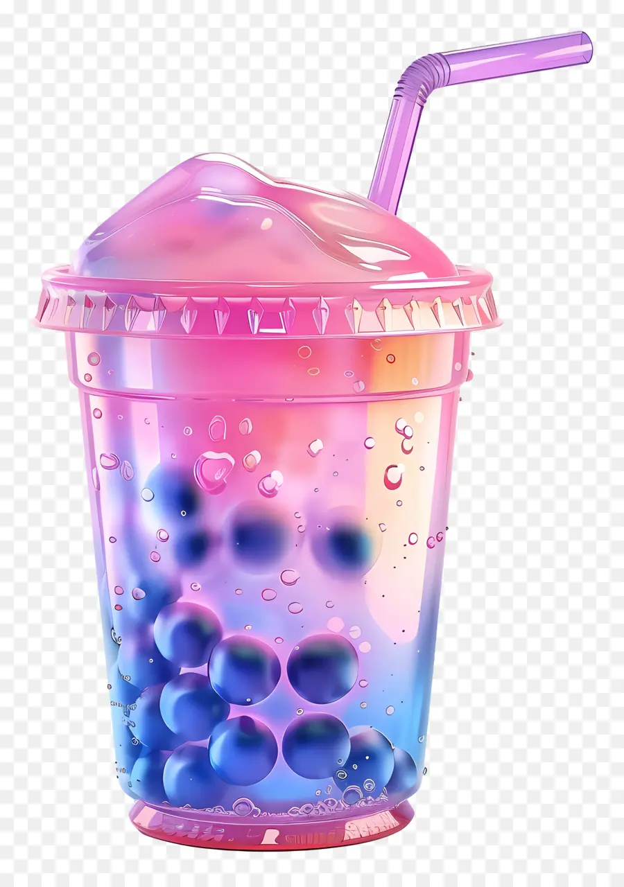 Boba Drink，ชาฟอง PNG