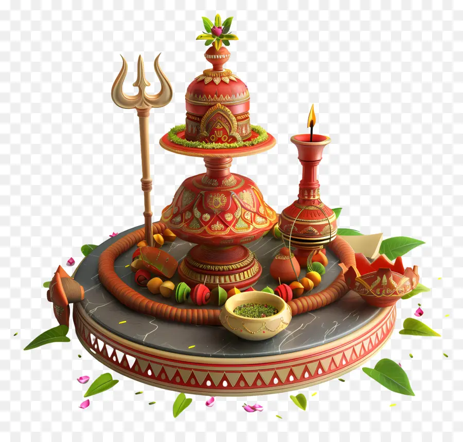 Pooja Kalash，Pooja Thali PNG