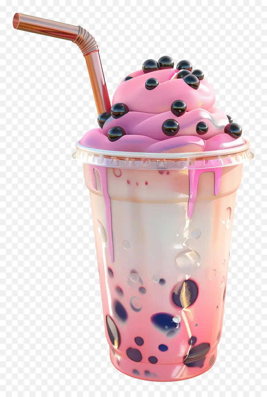 Boba Drink，ชาฟอง PNG