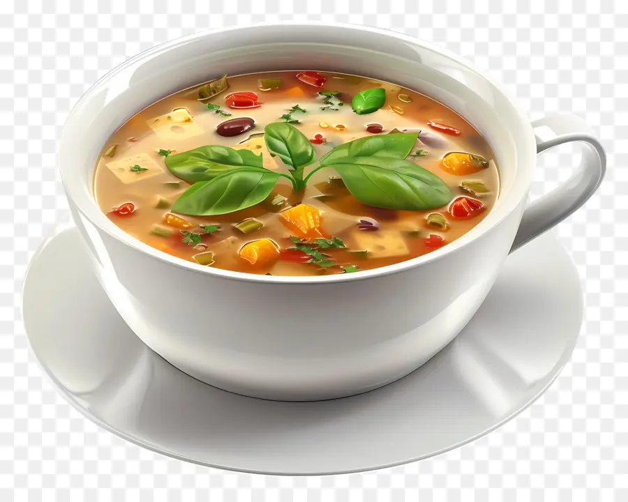 ซุป Minestrone，ซุปผัก PNG