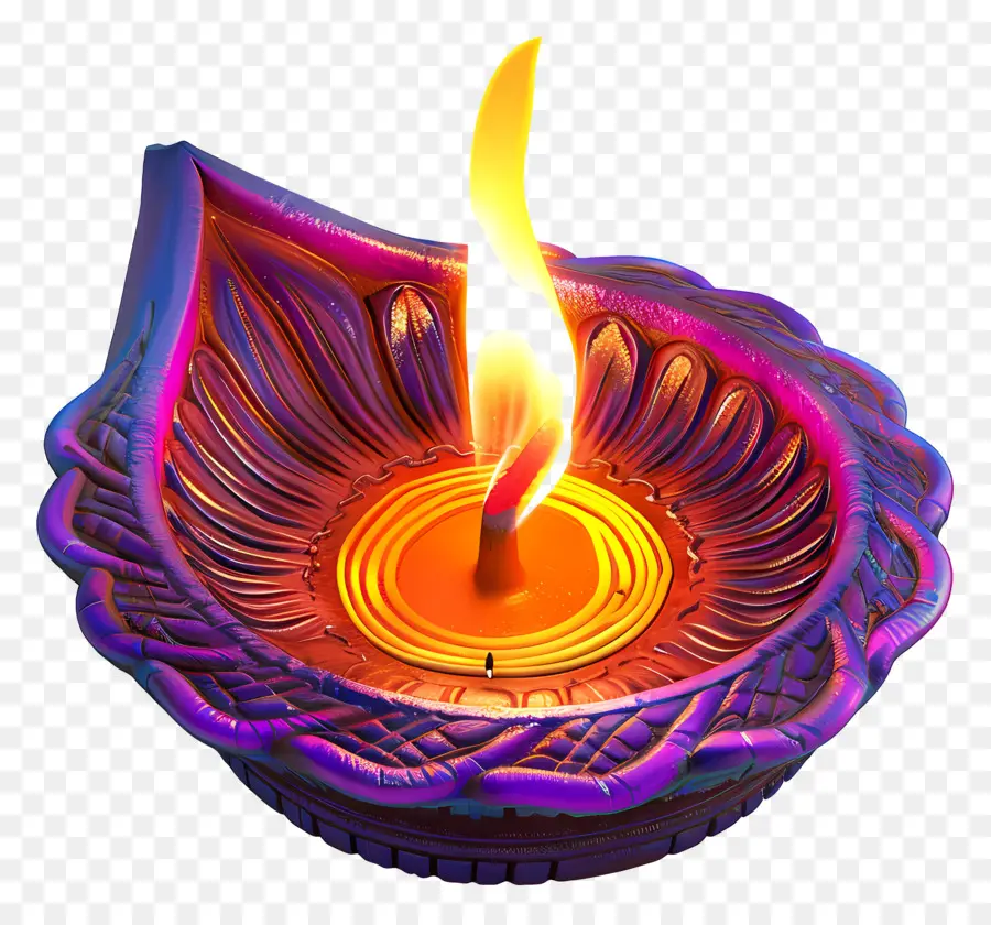 Diwali ให้，Diya สีสันสดใส PNG