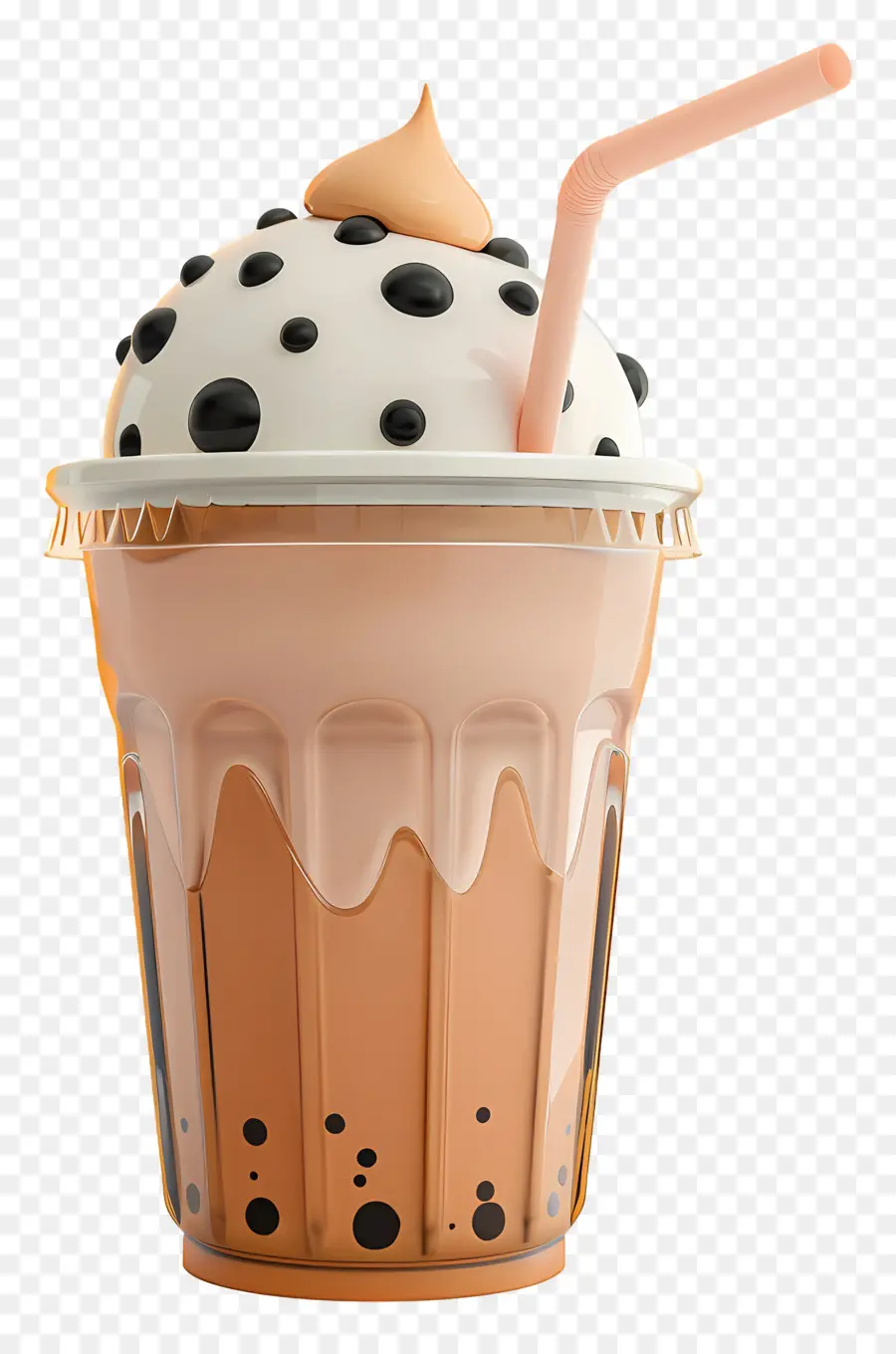 Boba Drink，ช็อคโกแลตมิลค์เชค PNG