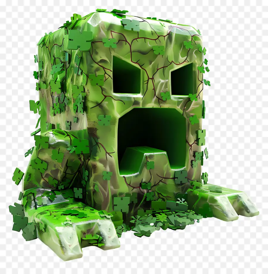 Minecraft Creeper，ลดา PNG