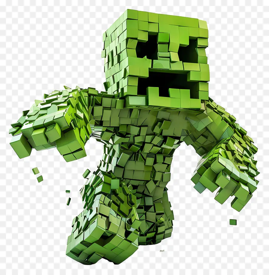 Minecraft Creeper，ลดา PNG