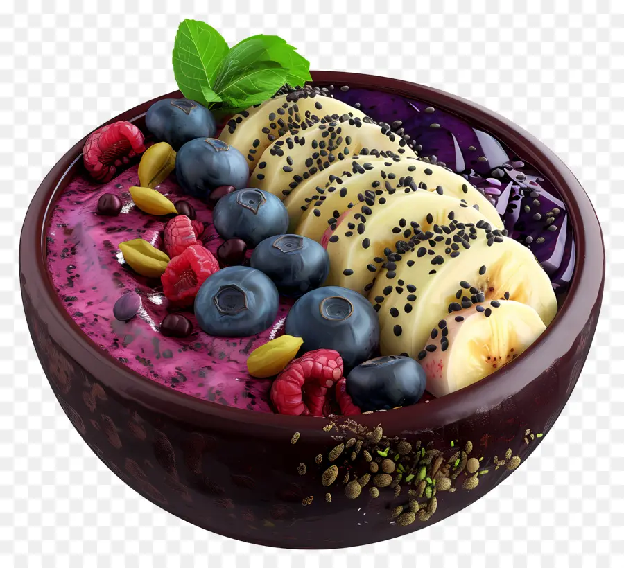 ชาม Acai，ชามสมูทตี้ PNG