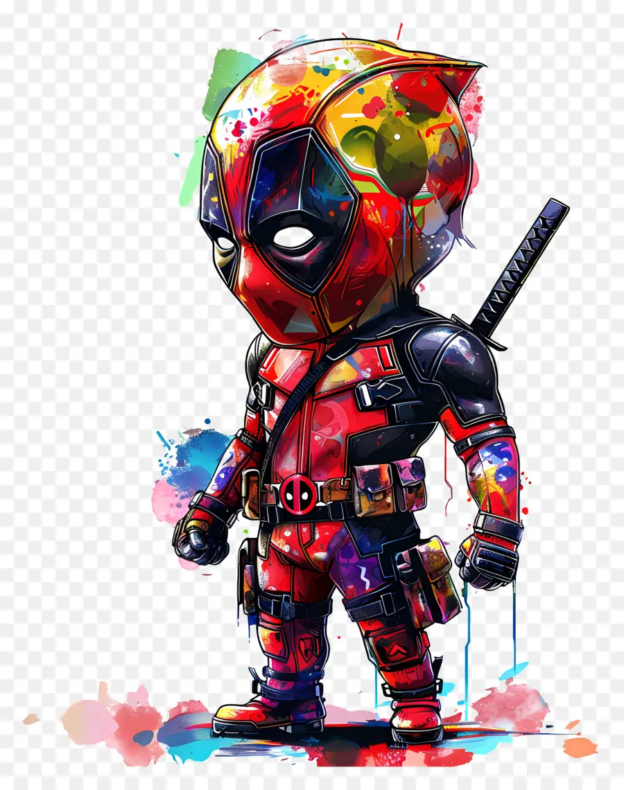 Deadpool，ตัวละครสีสันสดใส PNG