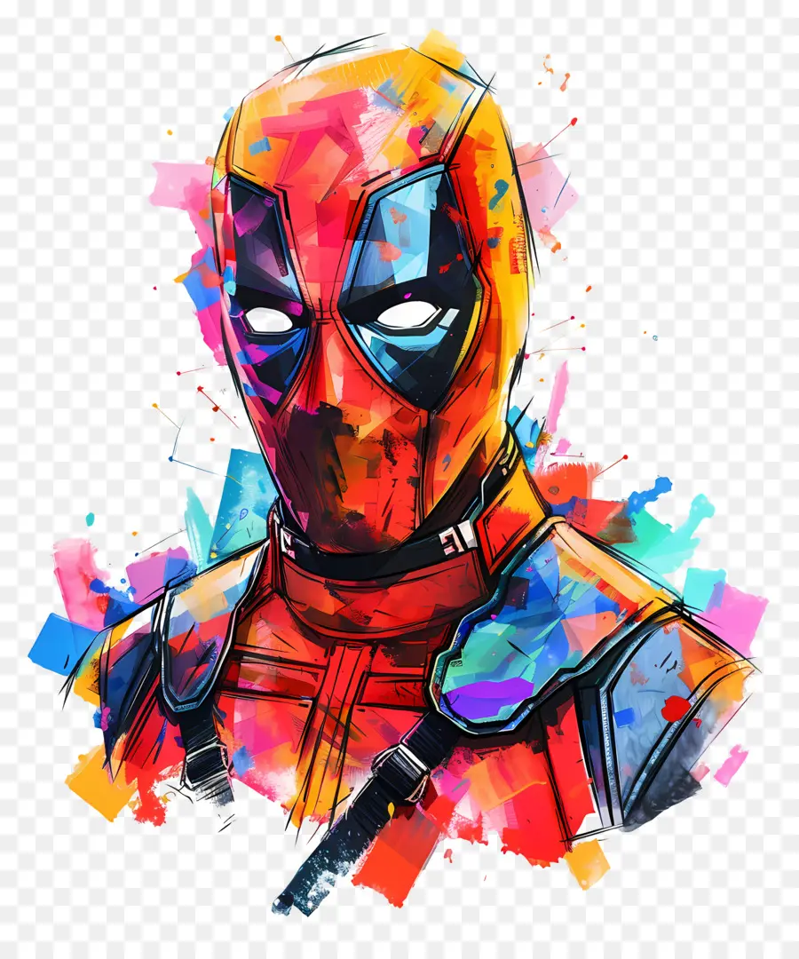 Deadpool，ตัวละครสวมหน้ากากสีแดง PNG