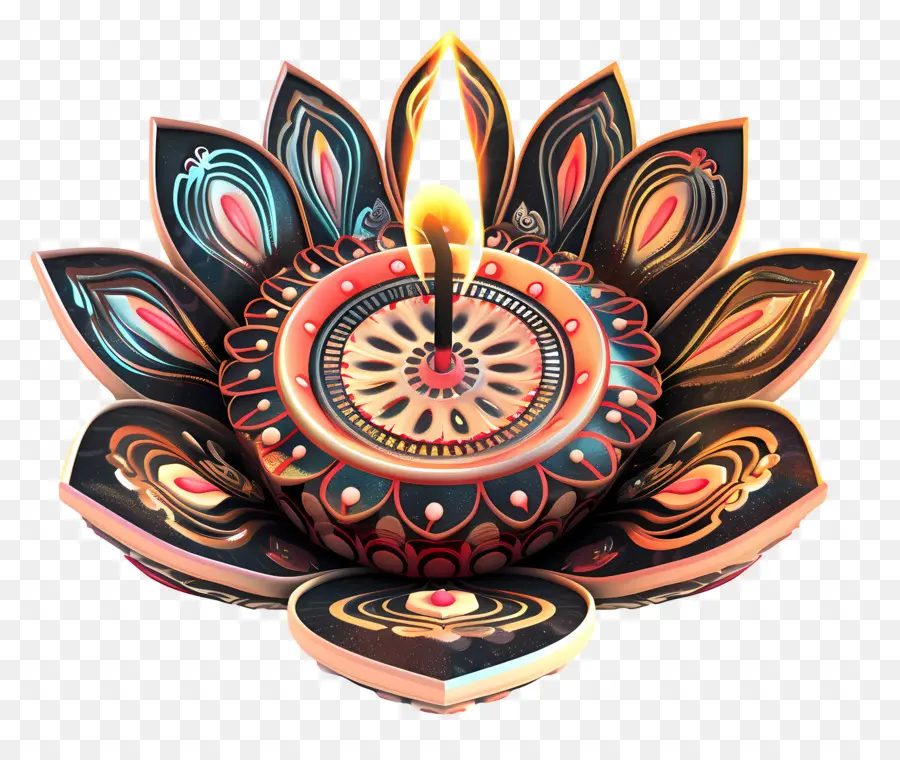 Diwali ให้，เทียนตกแต่ง PNG