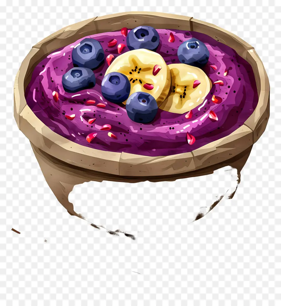 ชาม Acai，ชามผลไม้ PNG