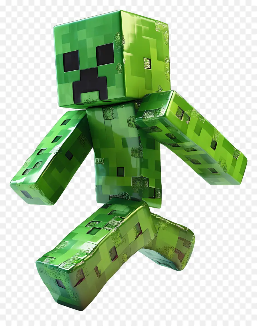 Minecraft Creeper，ลดา PNG