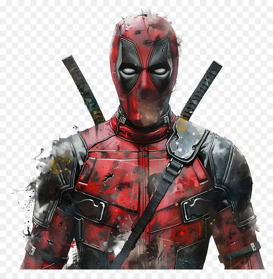 Deadpool，ตัวละครสวมหน้ากากสีแดง PNG