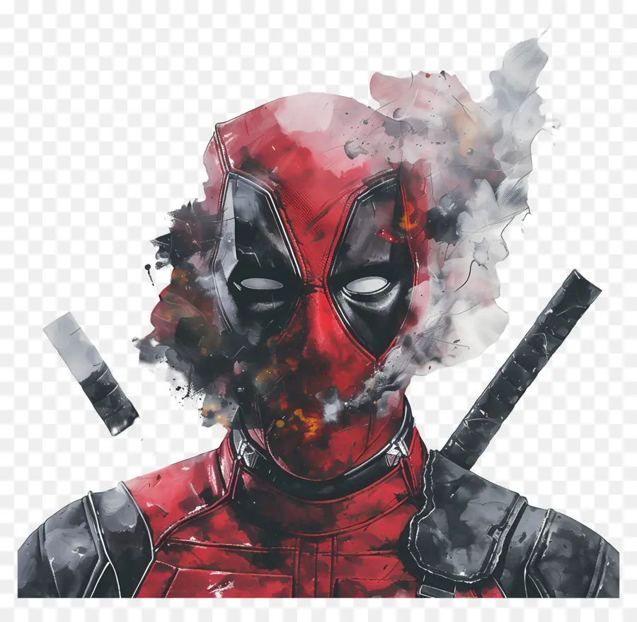 Deadpool，ตัวละครสวมหน้ากากสีแดง PNG